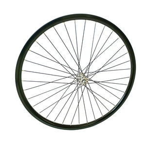 Voorwiel 28x1 5/8x1 3/8 Aluminium naaf en Rodi velg, zwarte spaak 13 - AE-trading