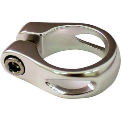 Union zadelpenklem 31.8mm sleuf zilver - AE-trading