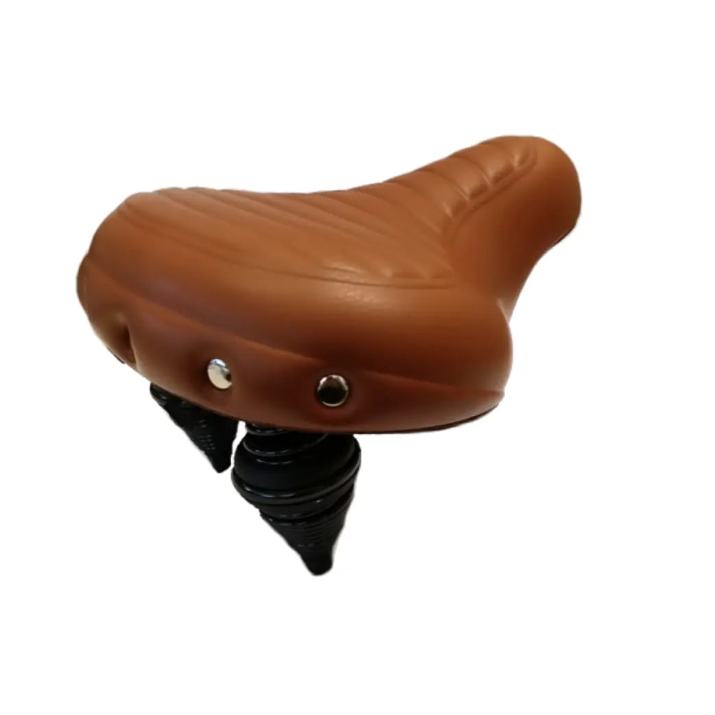 Selle comfort zadel Retro bruin ribbel XL, zonder strop. (werkplaatsverpakking) - AE-trading