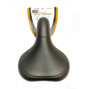 Selle Comfort zadel E-bike met handgreep zwart soft, zonder strop (hangverpakking) - AE-trading