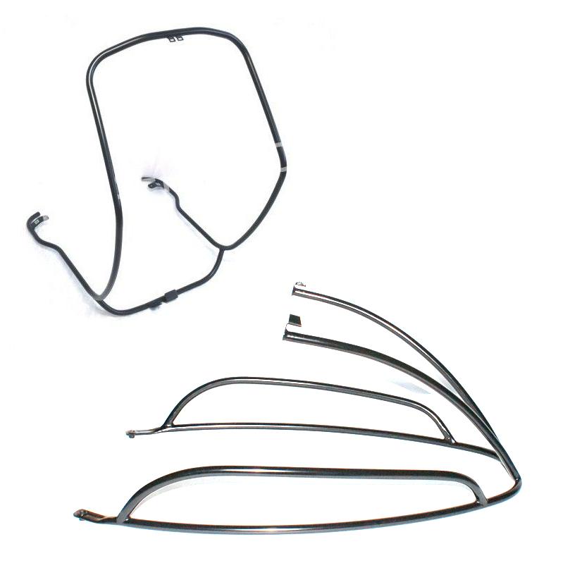 Valbeugel Voor + Achter Aplus Glans Zwart (Beschadigd) - AE-trading