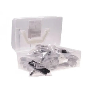 Simson remblokken V-brake 72mm, asymmetrisch. 25 paar in doos - AE-trading