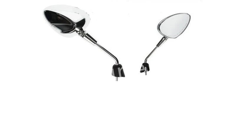 Spiegelset Aplus Passend Op Vespa Sprint Chroom (Kort) - AE-trading