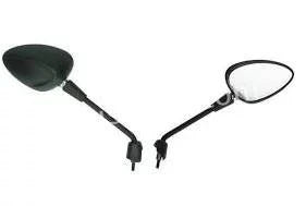 Spiegelset Aplus Passend Op Vespa Sprint Mat Zwart (Lang) - AE-trading