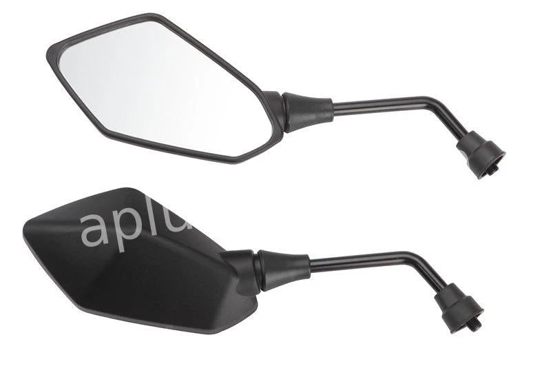 Spiegelset Universeel M8 Type 140 Zwart - AE-trading