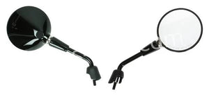 Spiegelset Aplus Passend Op Vespa Primavera / Gts (M8) Glans Zwart (Kort) - AE-trading