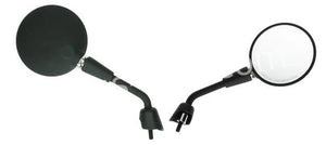 Spiegelset Aplus Passend Op Vespa Primavera / Gts (M8) Mat Zwart (Kort) - AE-trading