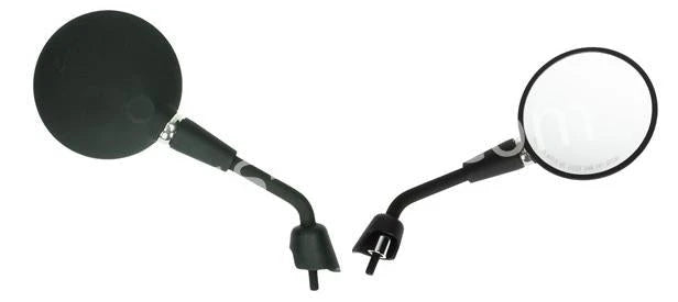 Spiegelset Aplus Passend Op Vespa Primavera / Gts (M8) Mat Zwart (Kort) - AE-trading