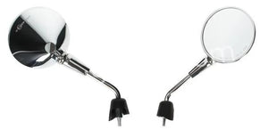 Spiegelset Aplus Passend Op Vespa Primavera / Gts (M8) Chroom (Kort) - AE-trading