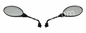 Spiegelset Aplus Passend Op Piaggio Zip (Orig Model) + E Keur Zwart - AE-trading