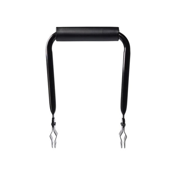 Simson bagagedrager rugsteun 12-14cm Zwart met vinyl rugkussen. - AE-trading