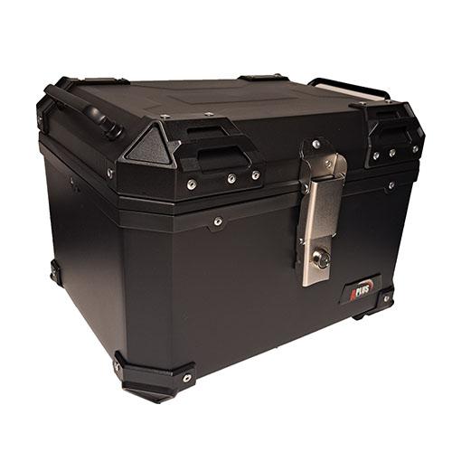 Top Case Alu Look Zwart 42 Liter (Zwart) - AE-trading