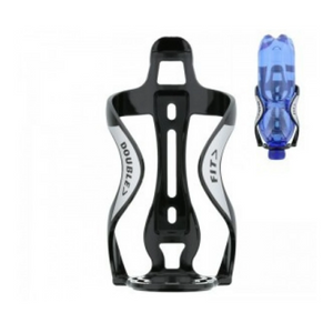 Simson "Double Fit" fles- en bidonhouder, mat zwart. (hangverpakking) - AE-trading