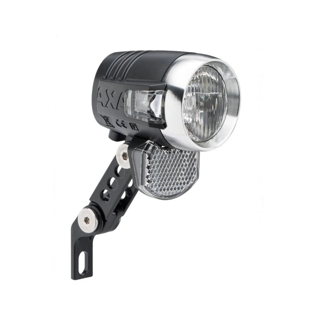 Axa Blueline 50 Auto steady koplamp. 50lx, standlicht, automatishce licht/donker. geschikt voor dynamo (hangverpakking) - AE-trading