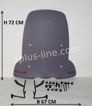 Windscherm Aplus Passend Op Peugeot Kisbee Smoke - AE-trading