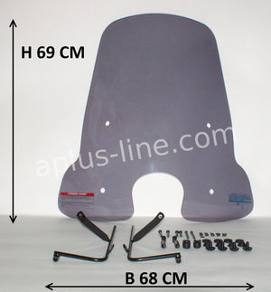 Windscherm Aplus Passend Op Peugeot Django Smoke - AE-trading