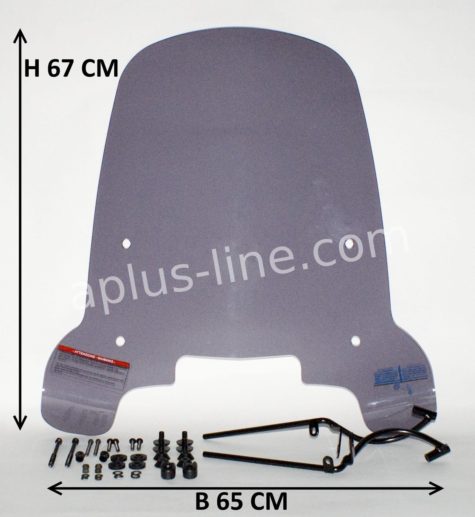 Windscherm Aplus Passend Op Peugeot New Vivacity Smoke - AE-trading