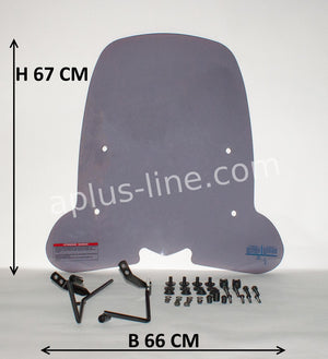 Windscherm Aplus Passend Op Sym Orbit/Orbit Ii/ Xpro Smoke - AE-trading