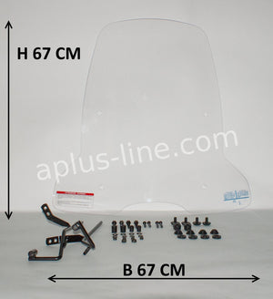 Windscherm Aplus Passend Op Kymco Agility - AE-trading