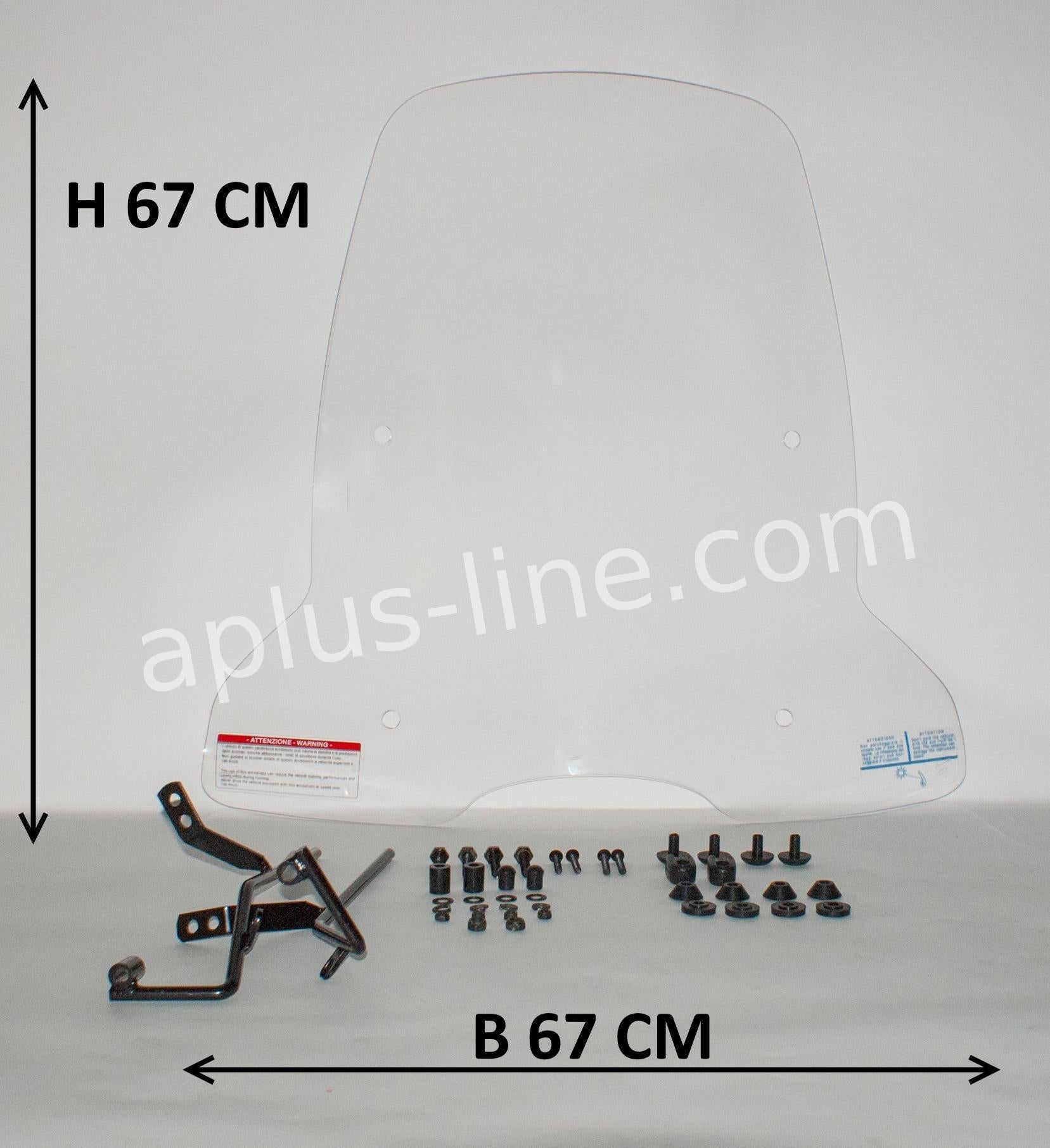 Windscherm Aplus Passend Op Kymco Agility - AE-trading
