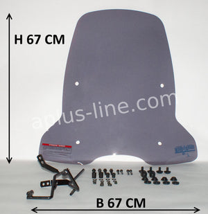 Windscherm Aplus Passend Op Kymco Agility Smoke - AE-trading
