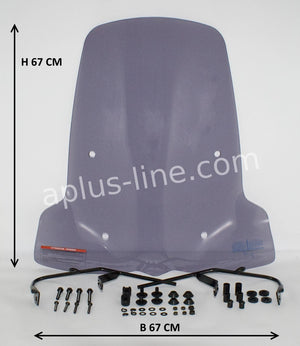 Windscherm Aplus Passend Op Sym Orbit 3 Smoke - AE-trading