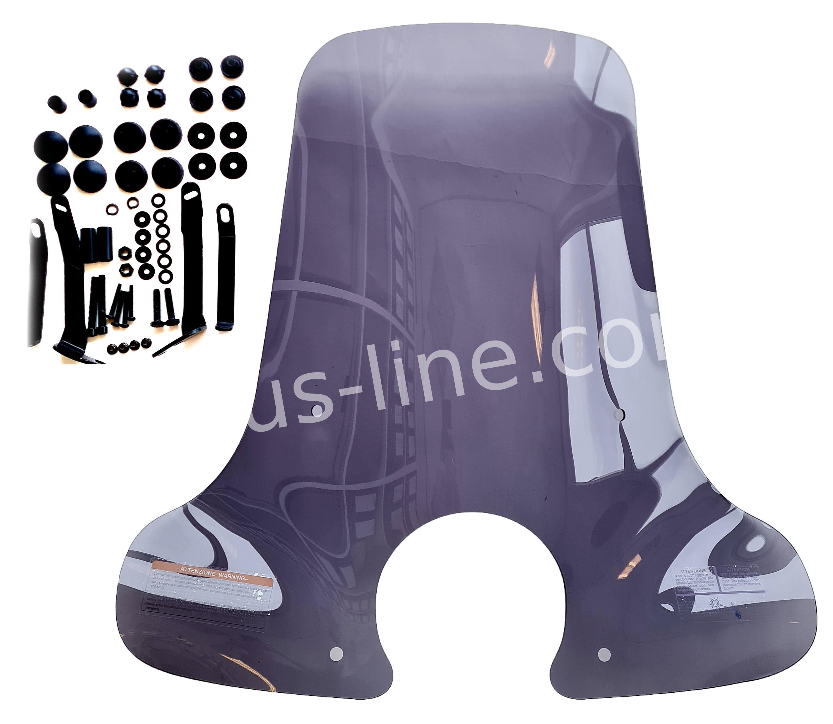 Windscherm Aplus Passend Op Sym Fiddle Iv Smoke - AE-trading