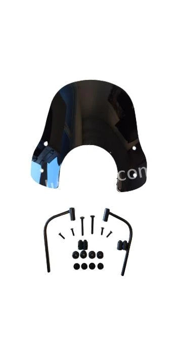 Windscherm Aplus Passend Look A Like Laag Glans Zwart - AE-trading