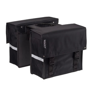 Bagoo Tas M dubbel zwart afmeting: (2x) 36x32x15cm. totaal inhoud 34L - AE-trading