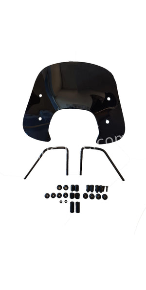 Windscherm Aplus Passend Op Sprint Laag Glans Zwart - AE-trading