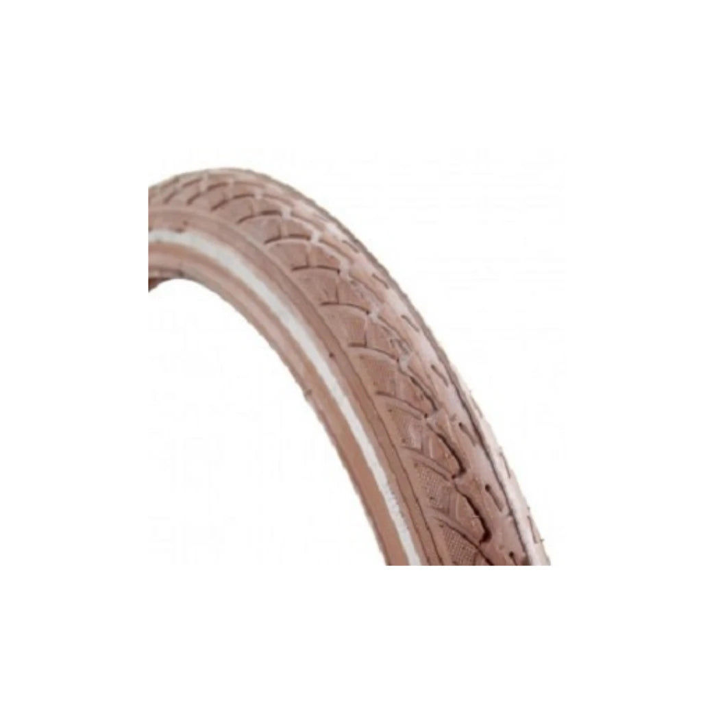 Buitenband: Deli/ Duro Kleur: Bruin met reflectie Maat: 24x1.75, ETRTO 47-507 - AE-trading