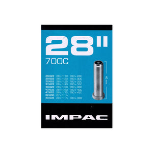 Impac Binnenband (by Schwalbe) AV28 28x1 5/8x1 3/8, 28x1 1/4, 28x1 1/2, 28x1.75 ETRTO 28/47-622/635, Ventiel:auto ventiel - AE-trading