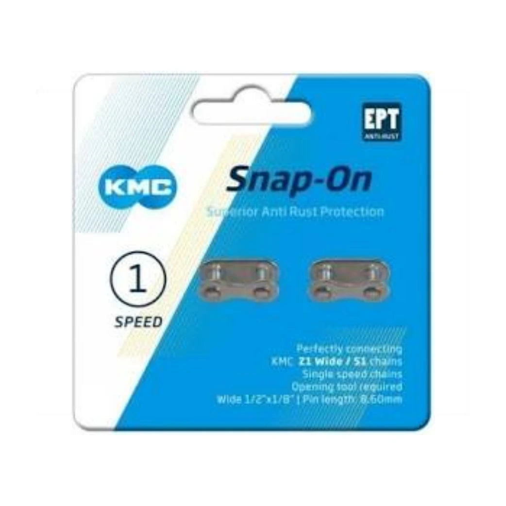 KMC Ketting verbindingsschakel 1/8 single speed. 2 Stuks op kaart. - AE-trading