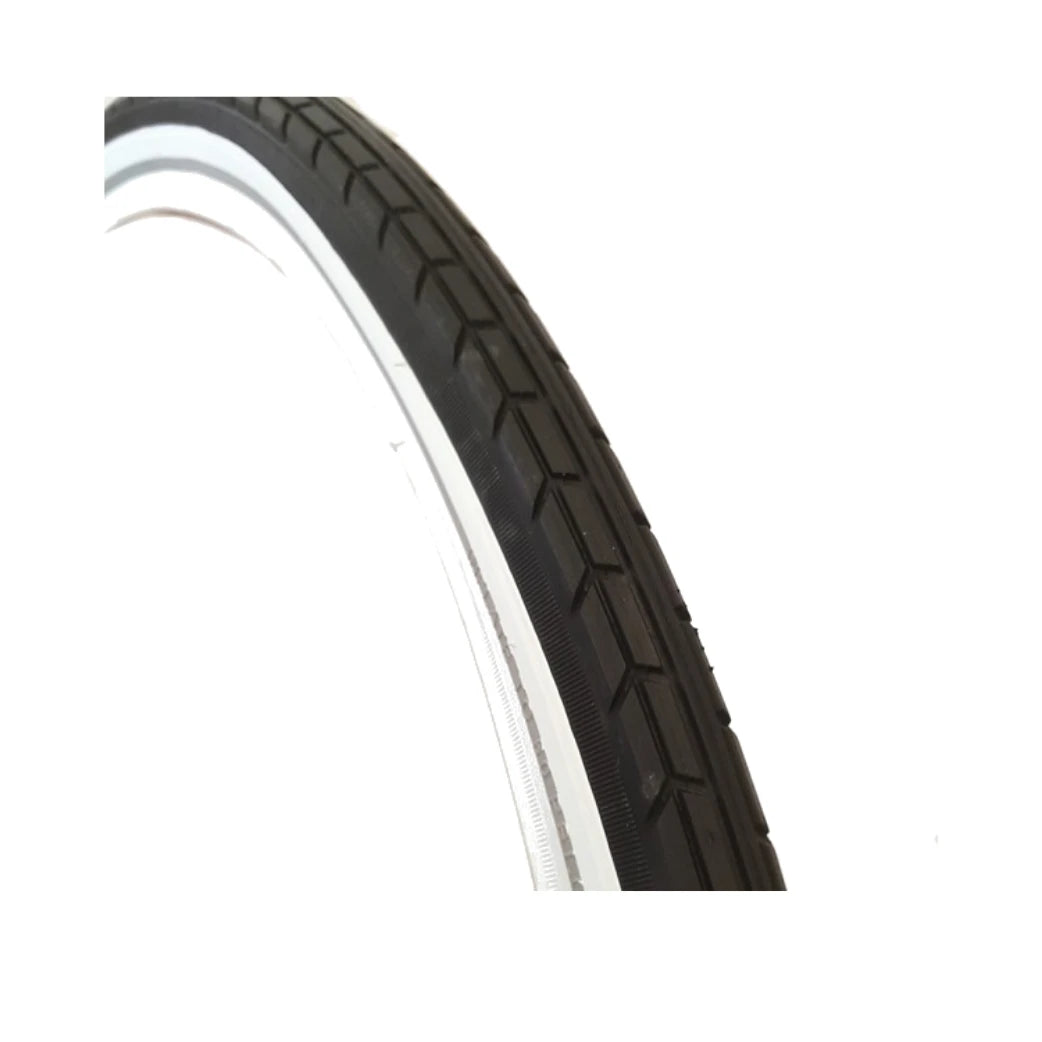 Buitenband: CST Classic Tradition (1mm anti-lek) Kleur: zwart/wit met reflectie Maat: 28x1.75x2, ETRTO 47-622 - AE-trading