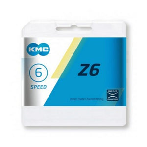 KMC Ketting Z6 1/2" X 3/32" Pin Lengte: 7.3 mm lengte 114 Schakels 6-speed - AE-trading