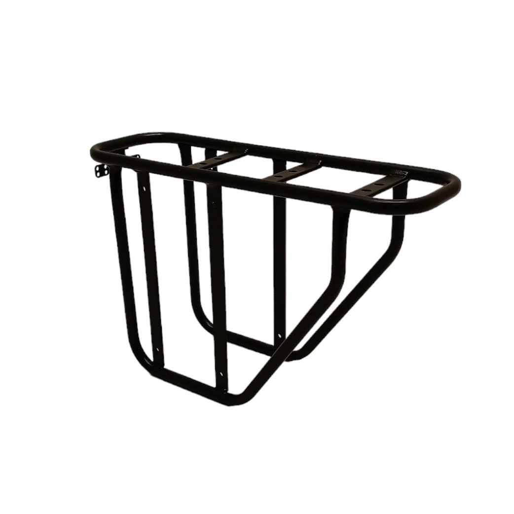 E-Delivery / bezorgfiets Steco achterdrager. Zonder montage materiaal, direct passend E-Delivery frame stang, kleur zwart. - AE-trading
