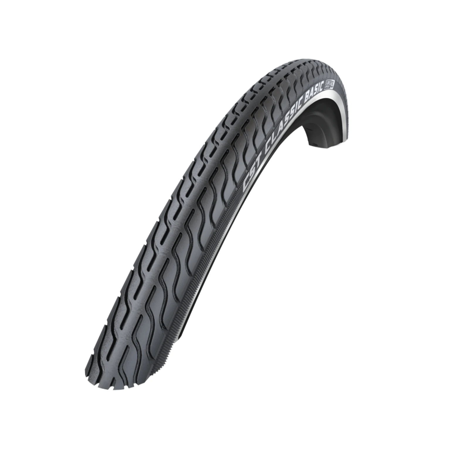 Buitenband: CST Classic Basic Kleur: Zwart met reflectie Maat: 24x1 3/8 , ETRTO 37-540 - AE-trading