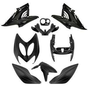 Plaatset Aplus Passend Op Oud Type Aerox <2014 9 Delig Mat Zwart - AE-trading