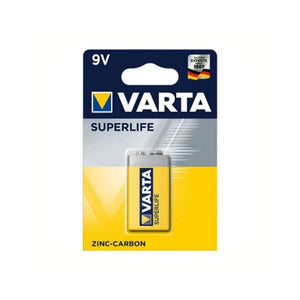 Varta Superlife 9V. Zink-Carbon. per stuk. (hangverpakking) - AE-trading