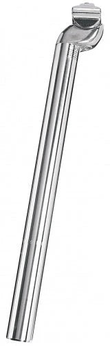 Zadelpen ATB 350mm 27.2 zilver - AE-trading