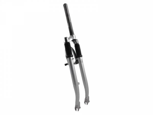 Geveerde voorvork 28" zilver 1", Lengte vorkbuis: 250mm met draad - AE-trading