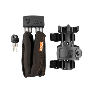 Axa Foldable 800. lengte slot 100cm, schakels 8mm, montage houder op bidonnokken of met 2 flexibele strips. Beveiligingsniveau 9. (hangverpakking) - AE-trading