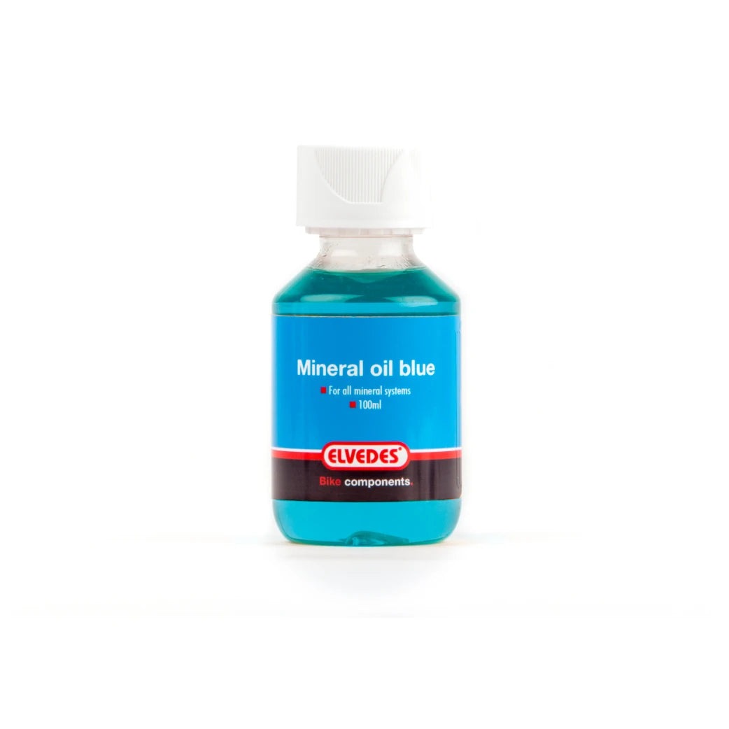 Elvedes minerale olie voor alle minerale remsystemen. Flacon 100ml. kleur blauw - AE-trading