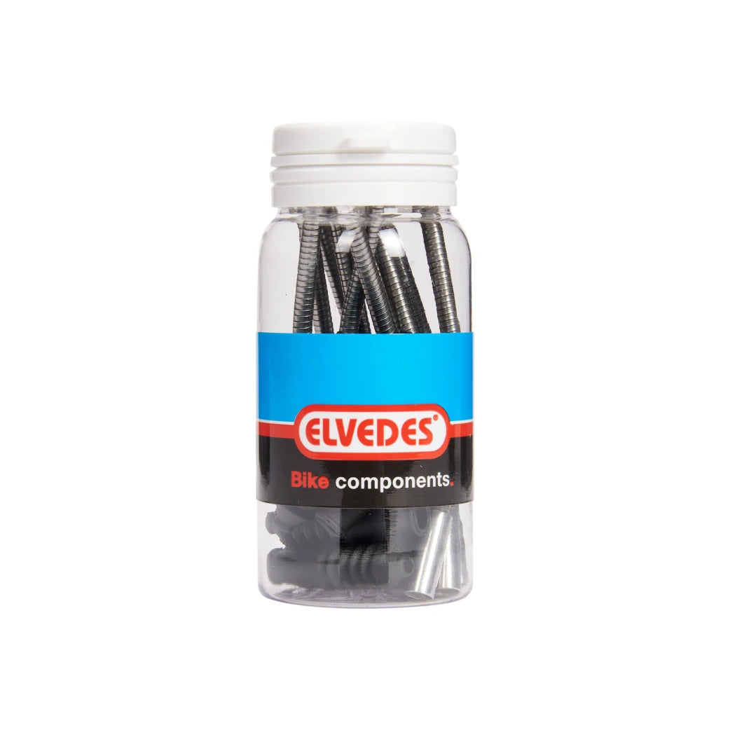 Elvedes RVS V-brake pijp flexibel 5.0mm. 10 in pot - AE-trading