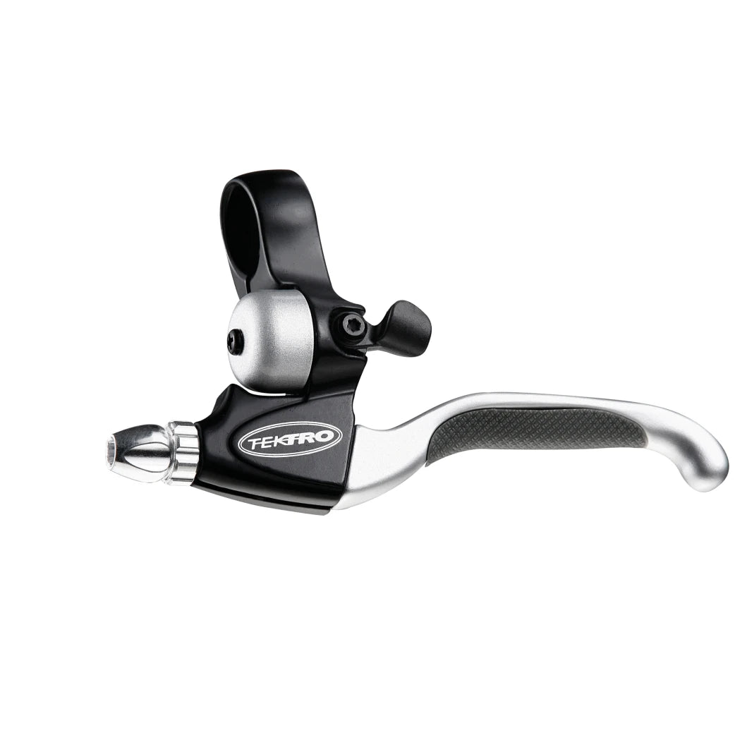 Tektro CL535F-RT V-brake remgreep met bel. Links, zwart satin (werkplaatsverpakking) - AE-trading