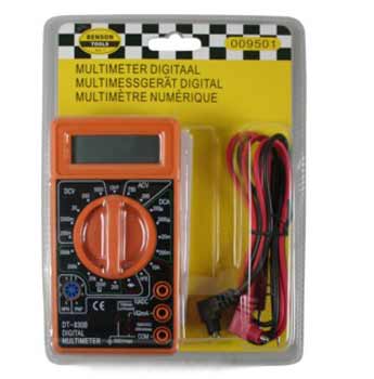 Benson digitale multimeter.meet V DC/V AC/ A DC/A AC/Ohm - AE-trading