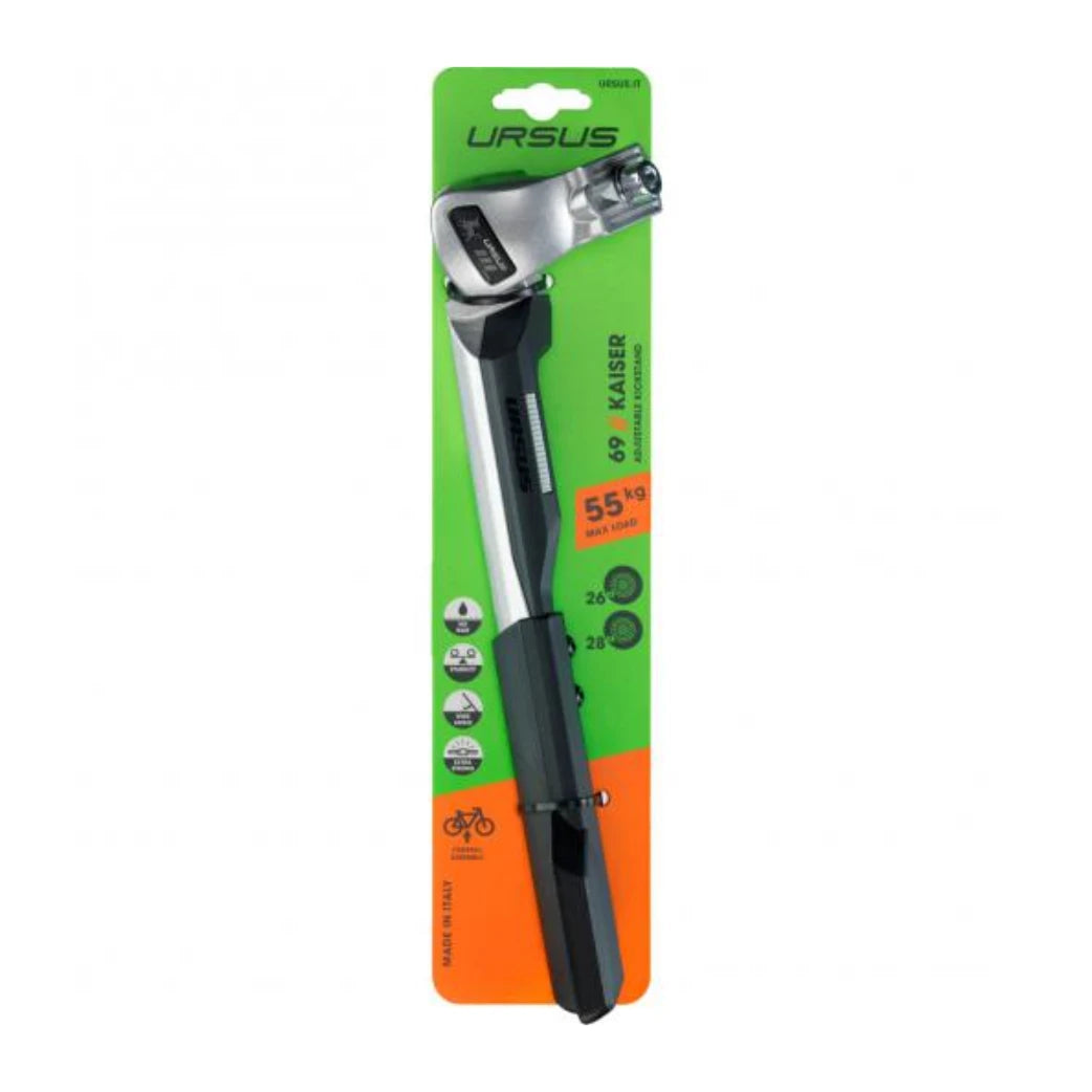 Ursus Standaard Kaiser. Zilver, verstelbaar 26-28", max belasting 55kg (hangverpakking) - AE-trading