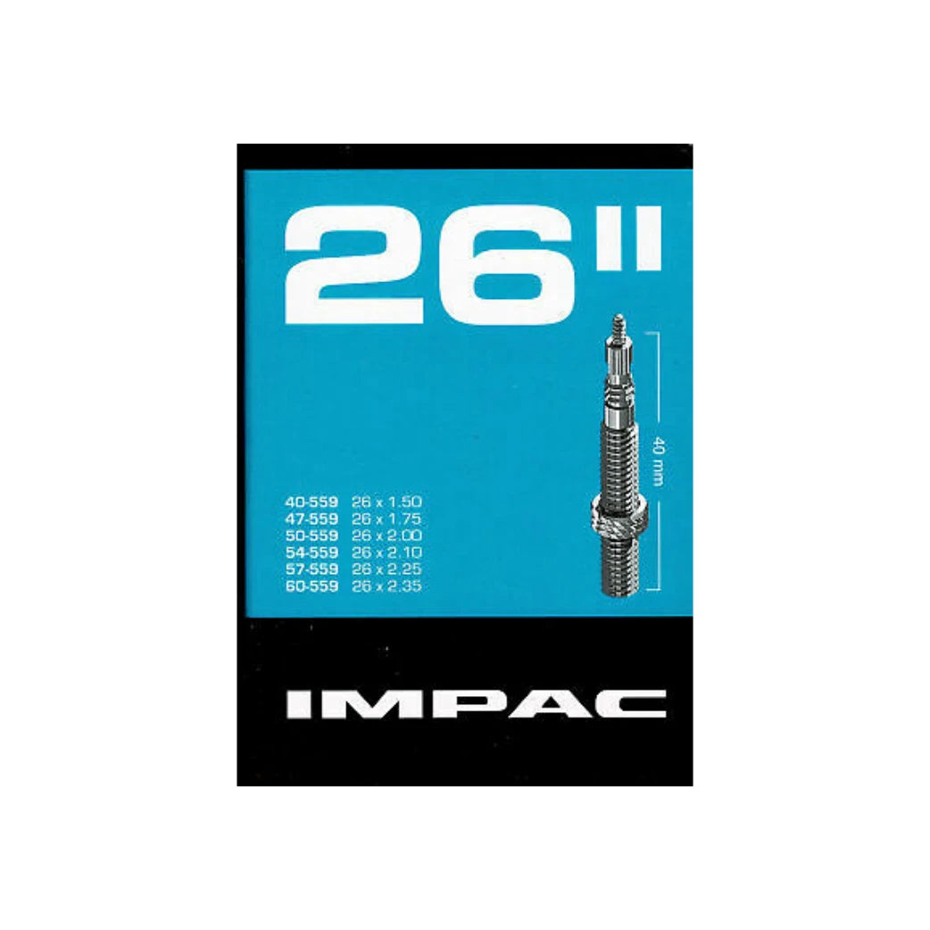 Impac Binnenband (by Schwalbe) SV26 26x1.50 - 26x2.35 ETRTO 40/60-559 Ventiel: Sclaverand/frans 40mm - AE-trading