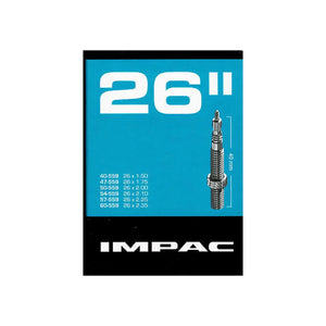 Impac Binnenband (by Schwalbe) SV26 26x1.50 - 26x2.35 ETRTO 40/60-559 Ventiel: Sclaverand/frans 40mm - AE-trading