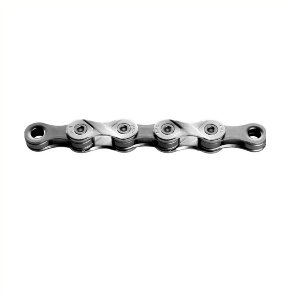 KMC ketting X9 Silver/grey 1/2x11/128,X-Bridge, 6.6mm, 116L, 9-speed. Werkplaatsverpakking per stuk - AE-trading
